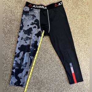 Men's athletic tights 3/4 length